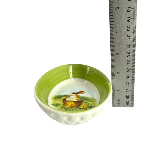 Williams Sonoma 2011 Bunny Ramekin Easter Egg Shape Dessert Bowl Replacement - Picture 5 of 5